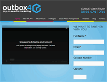 Tablet Screenshot of outbox4.com